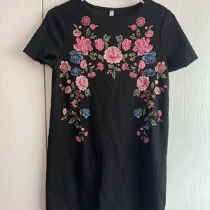 Black Floral Dress
